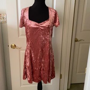 Charlotte Russe Crushed Velvet Dress